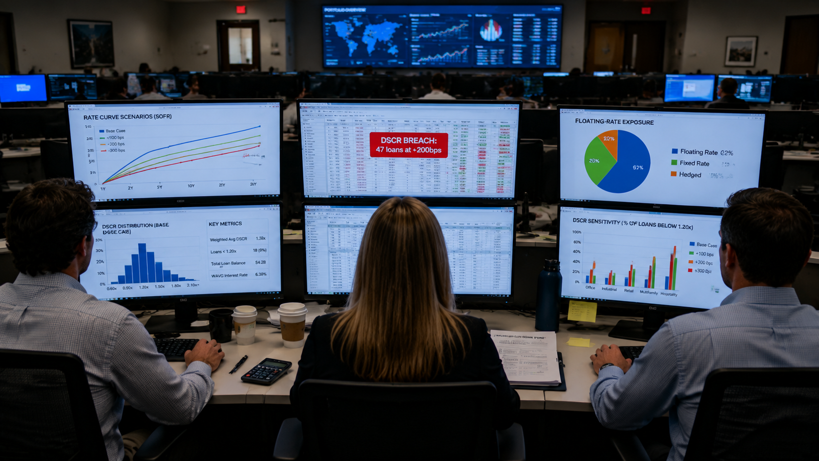 treasury team stress-tests portfolio