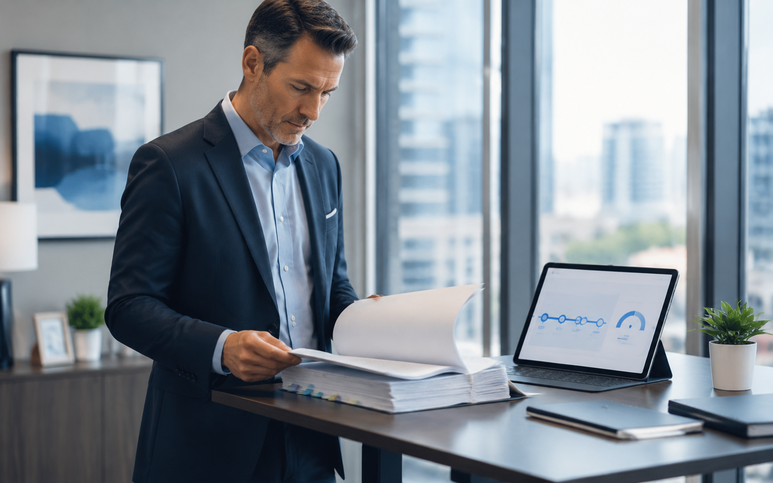 Lender Checking Documents Before Selling a CRE Property