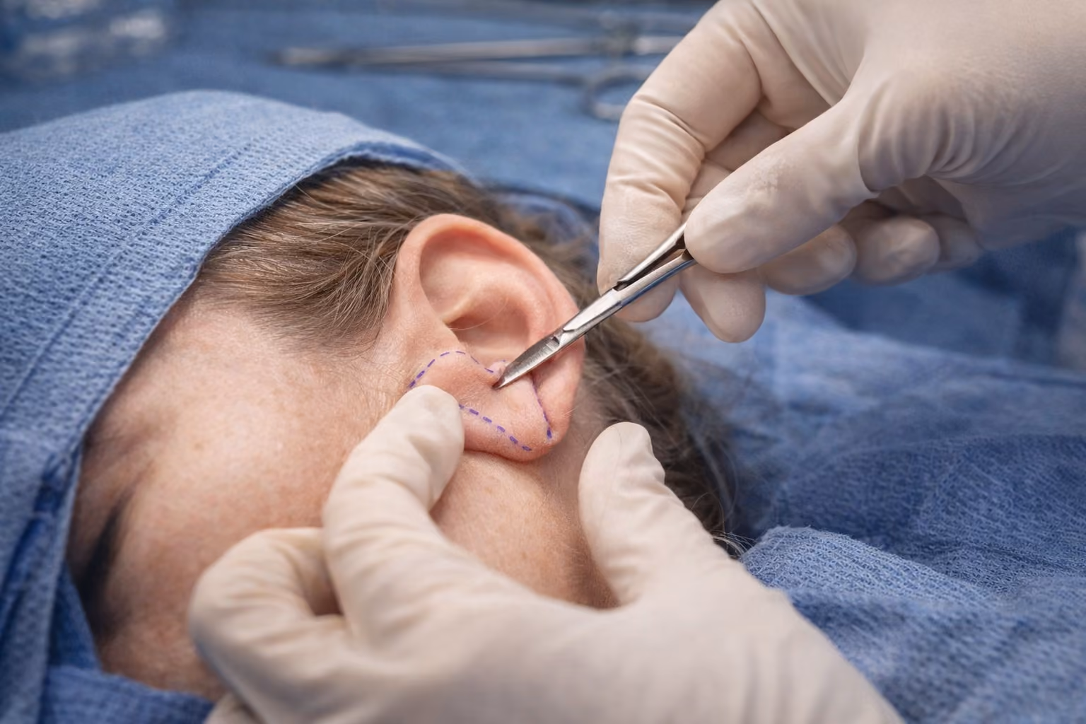 earlobe reduction surgery london