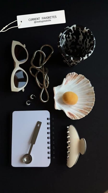 Flat Lay Fashion Current Favorites Instagram