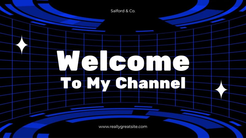 Welcome To My Channel Video
