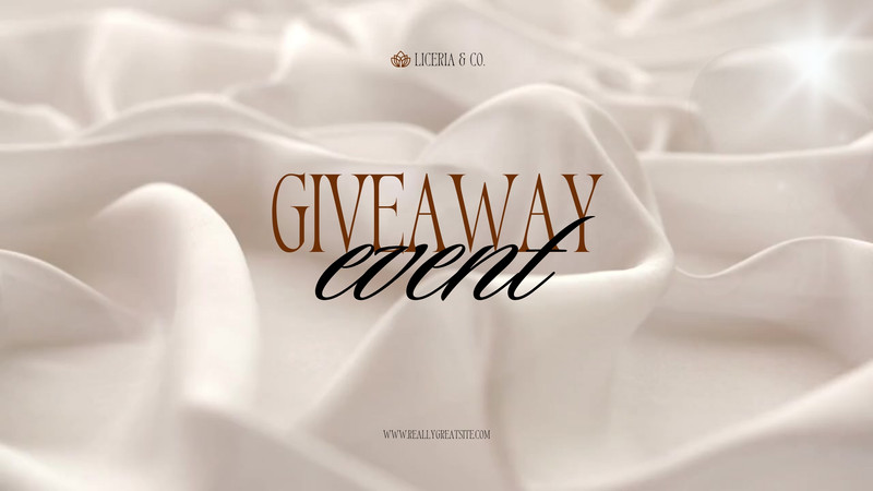 Fashion Product Giveaway Event Video