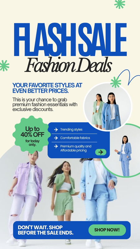 Fashion Sale Mobile Video