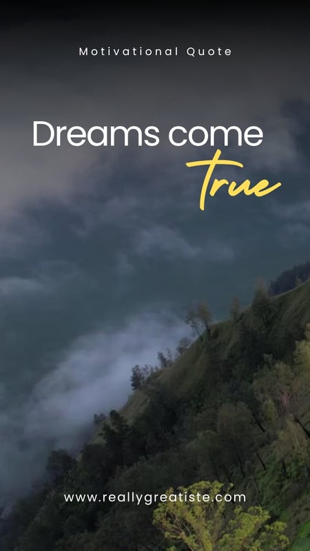Motivational Quote Instagram Reel White