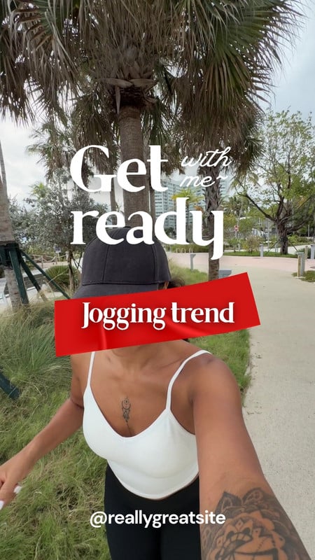 Typographic Elegant Get Ready Video Mobile
