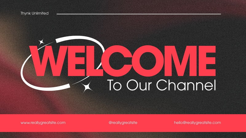 Welcome To Our Channel Youtube Intro