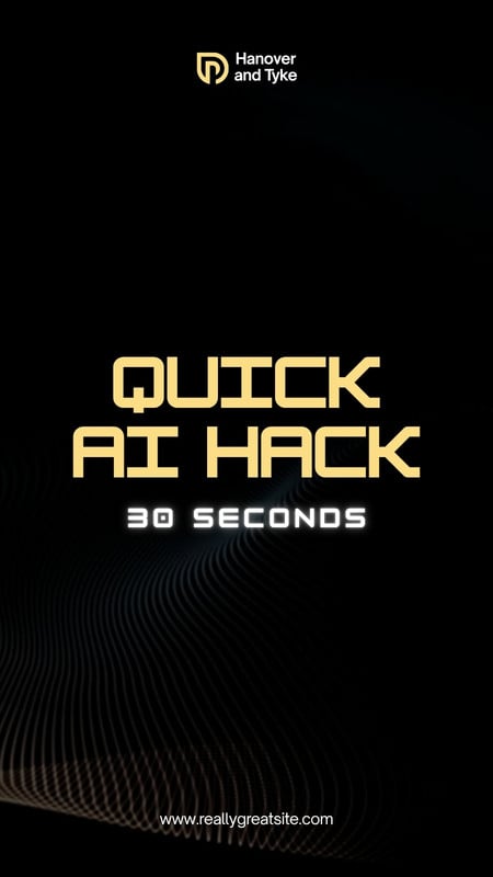 Tech Bold Quick AI Hack Mobile
