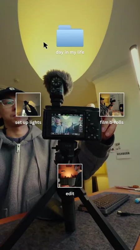 Effect-Based Mobile Video in UX/UI Style V2