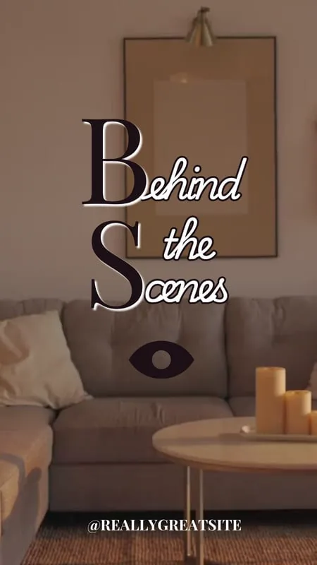 Behind the Scenes Instagram Reel V2