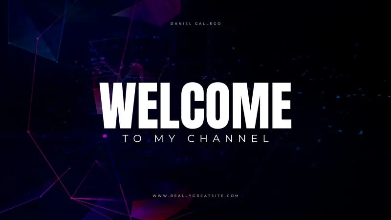 Welcome to My Channel YouTube Intro V2