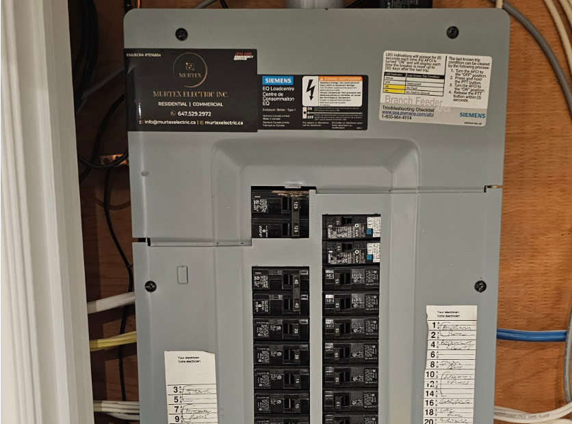 panel and service upgrade in toronto