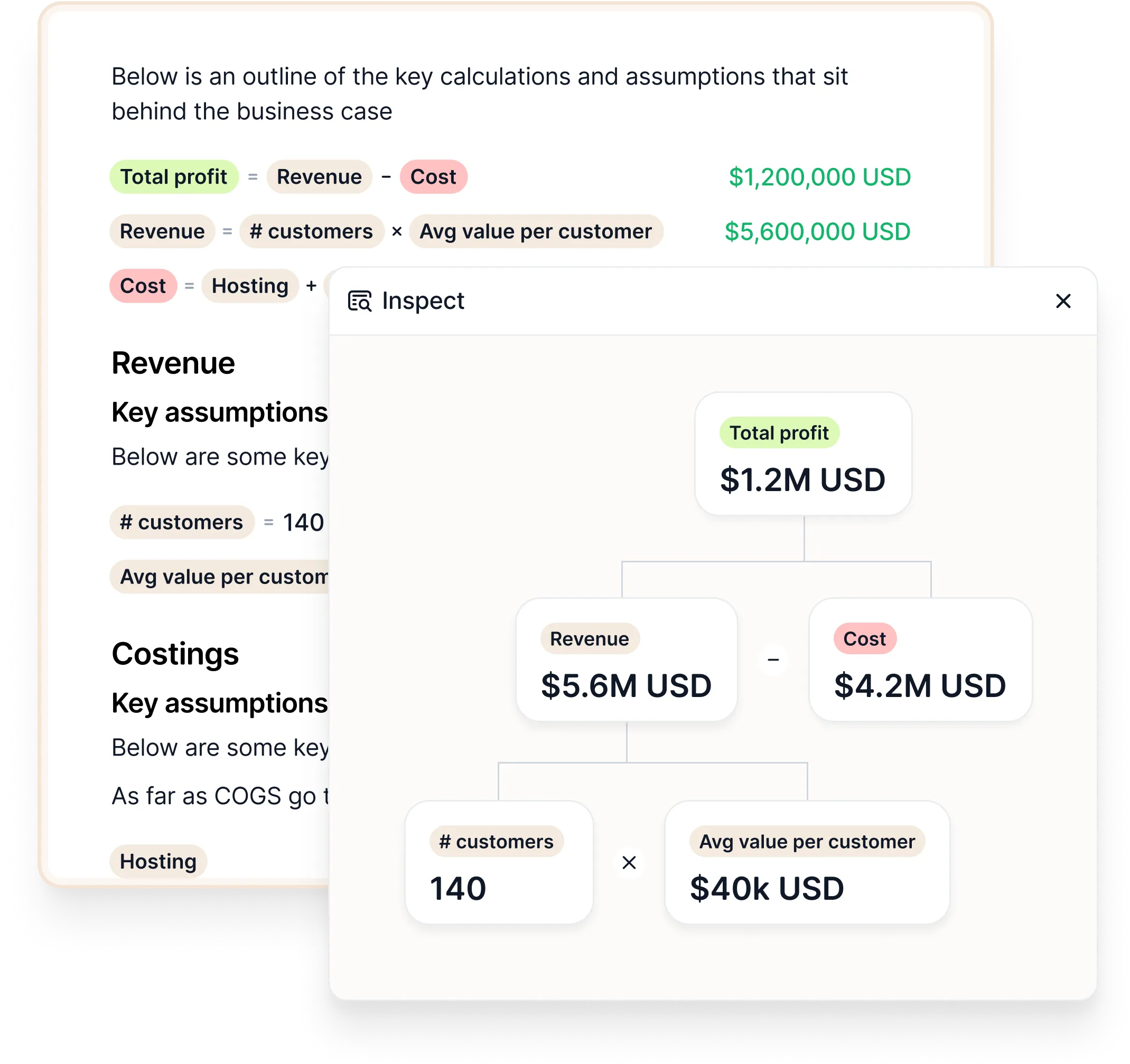 Understand every calculation through simple language and visual explanations.