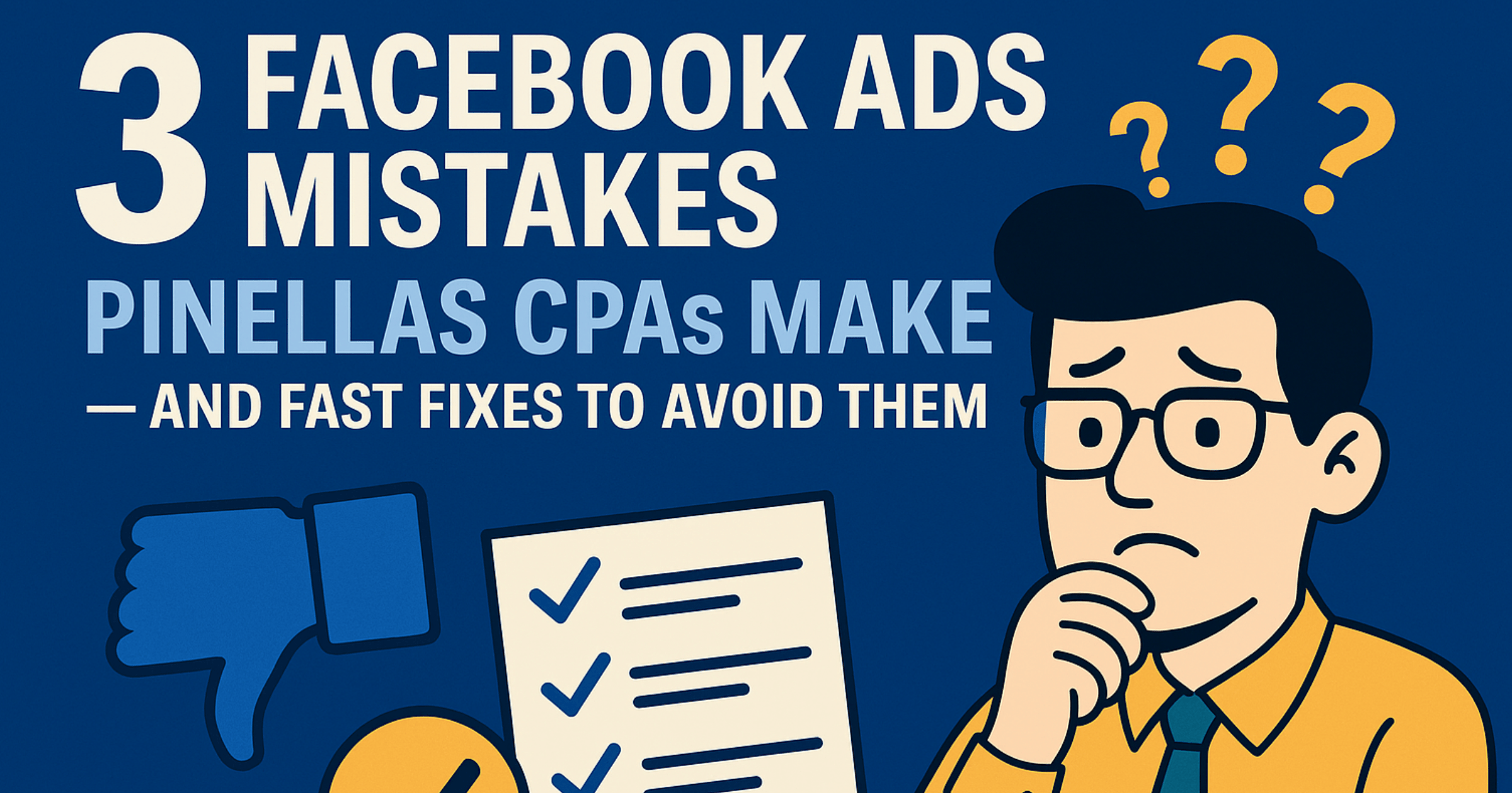 3 Facebook Ads Mistakes Pinellas CPAs Make and Fast Fixes to Avoid Them