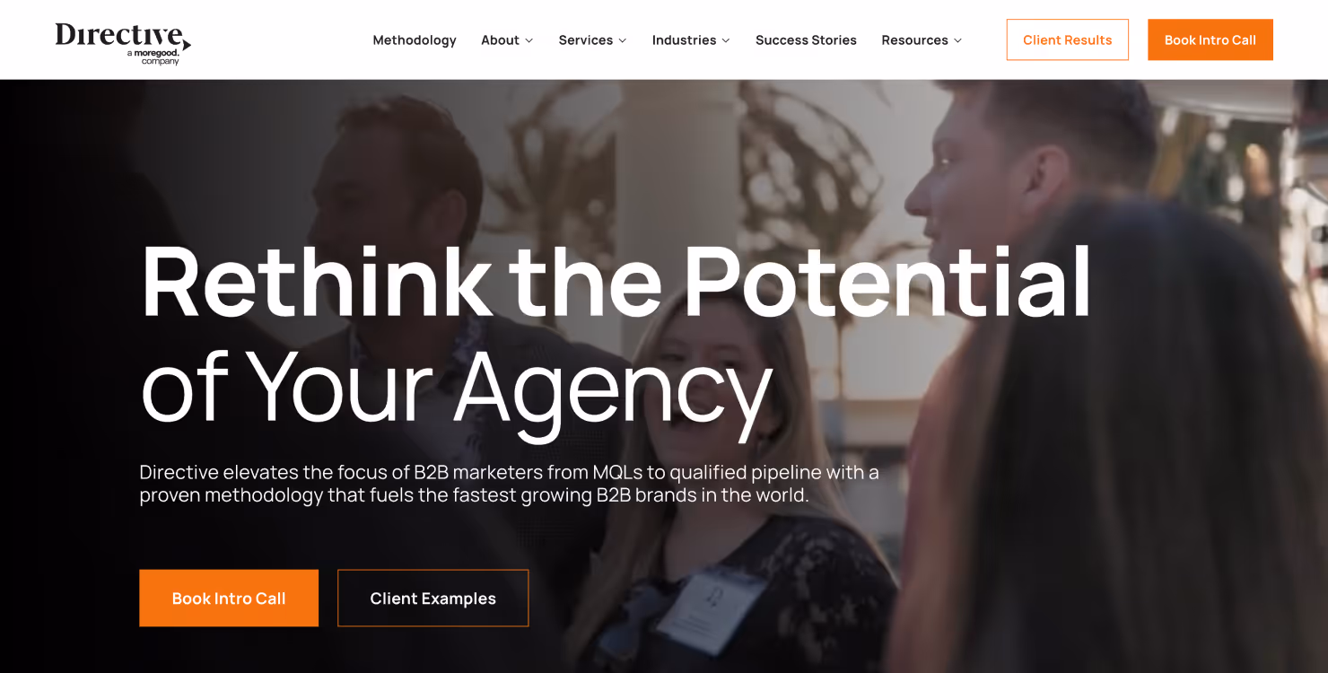 Directive consulting homepage