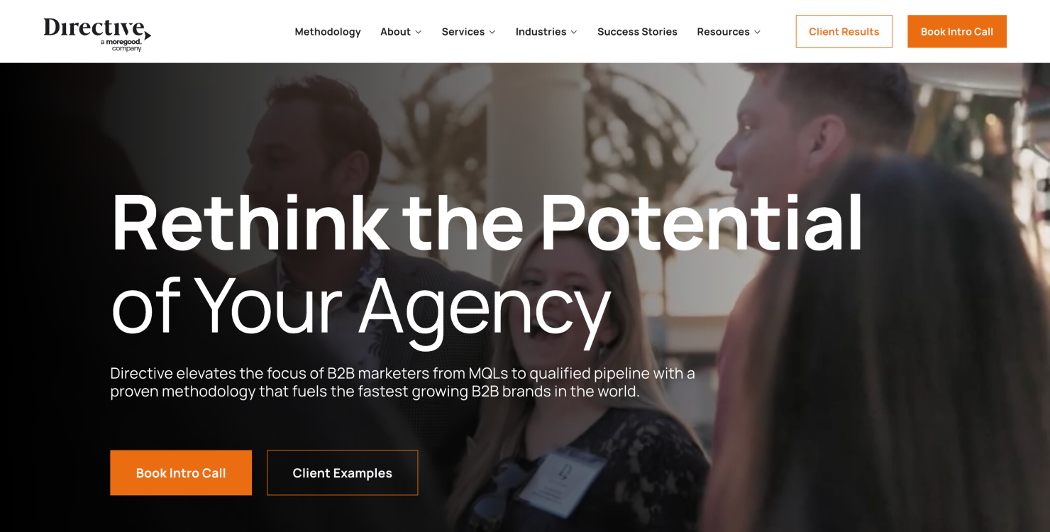 Directive consulting homepage