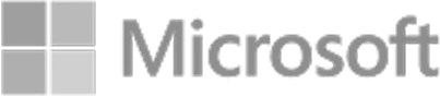 Black and white Microsoft logo
