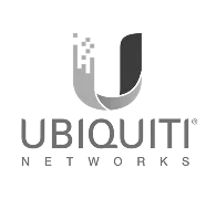 Black and white Ubiquiti logo