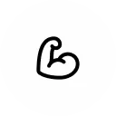 A flexing bicep icon representing the strength of scaling teams