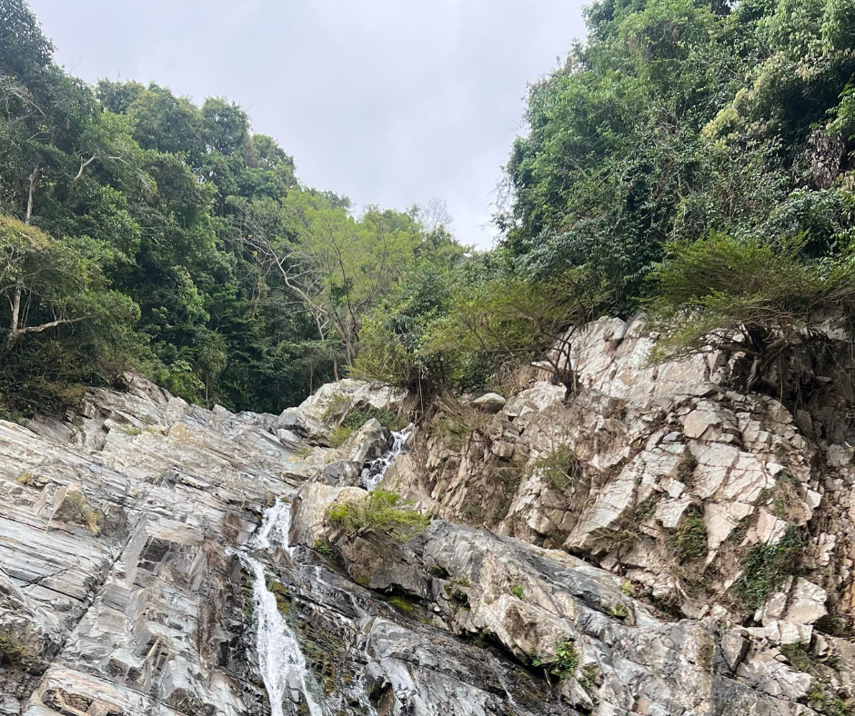Sacred waterfall Colombia