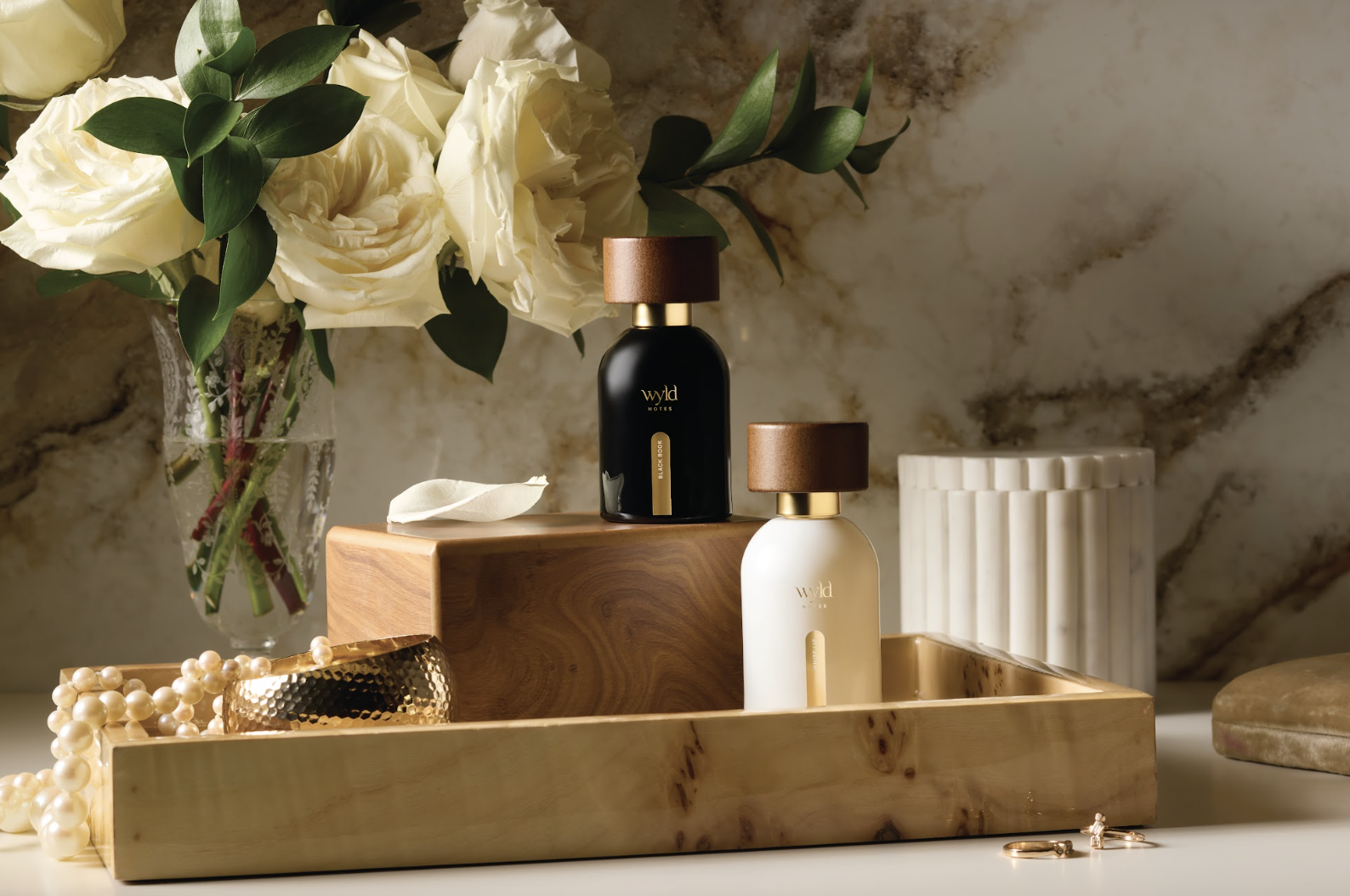 Wyld Notes natural fine fragrance bottles