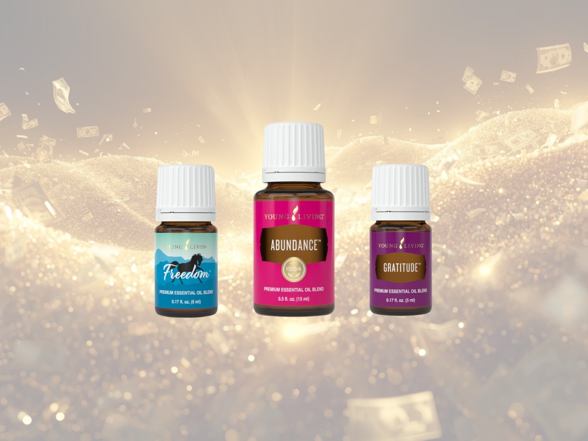 Freedom, Abundance, and Gratitude essential oils — the Flirting with Your Finances collection