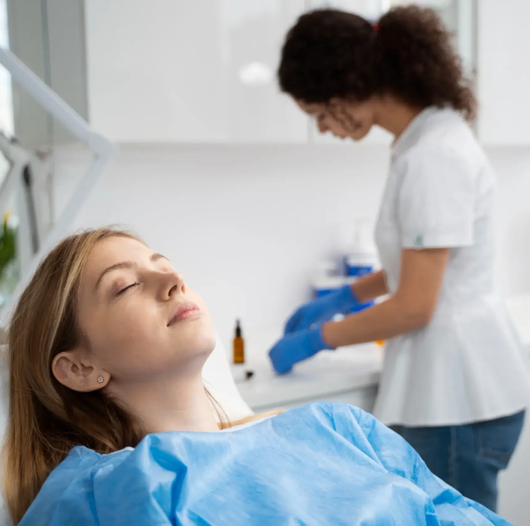 Relaxed patient