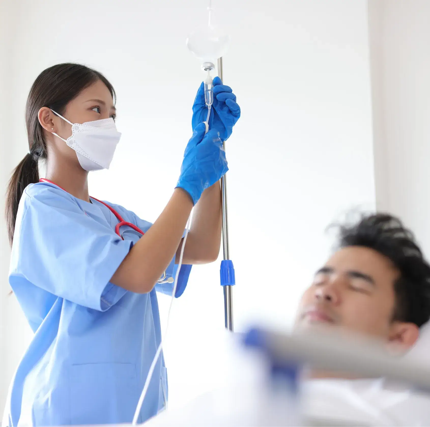 Relaxed patient