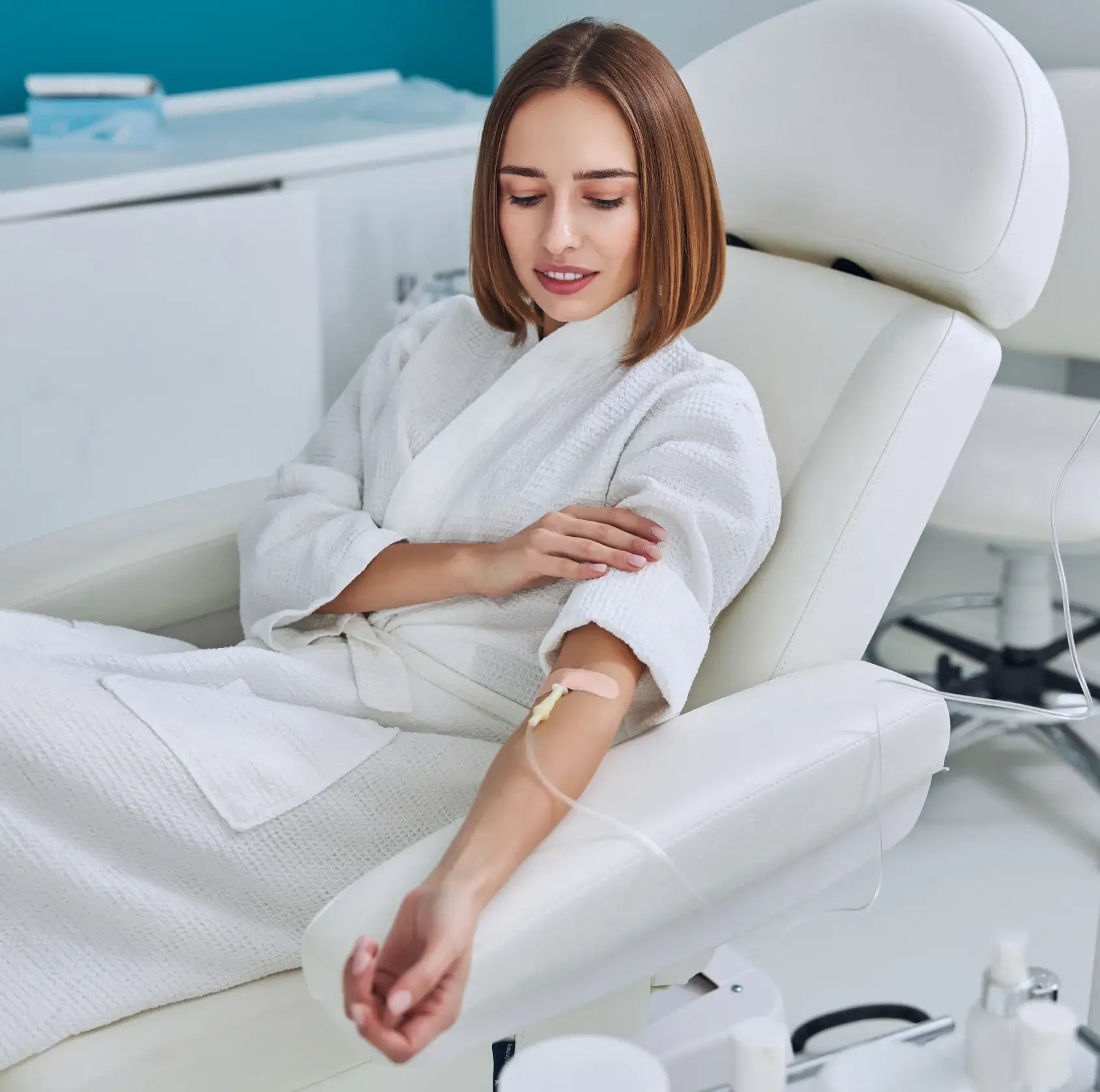 Relaxed patient