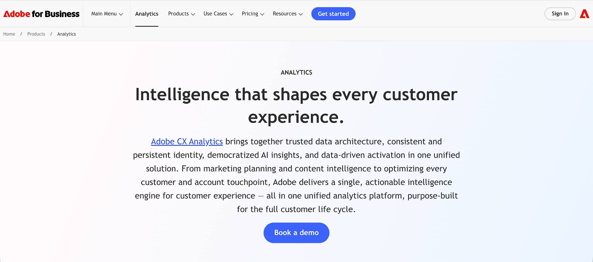 ecommerce analytics tool - adobe analytics