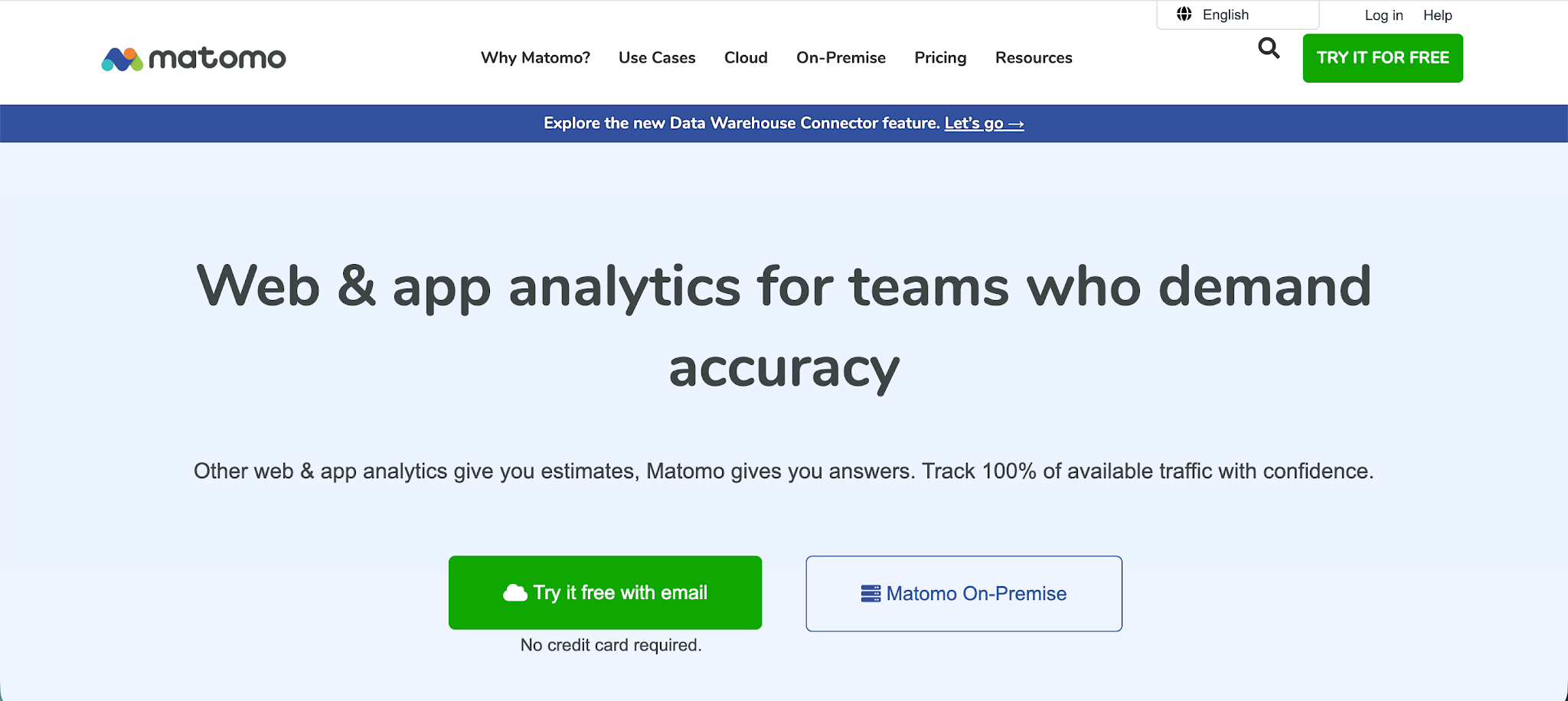 ecommerce analytics tool - matomo