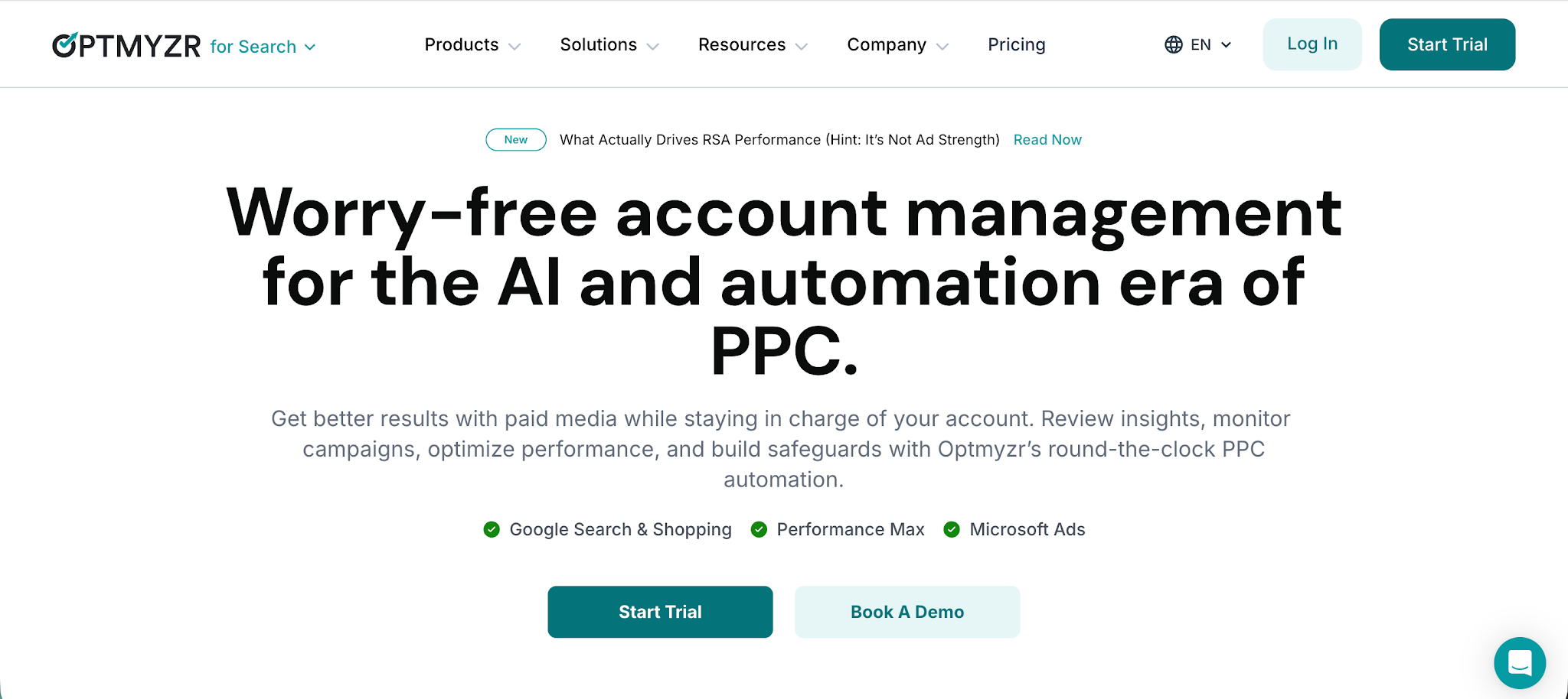 ppc reporting tool - optmyzr
