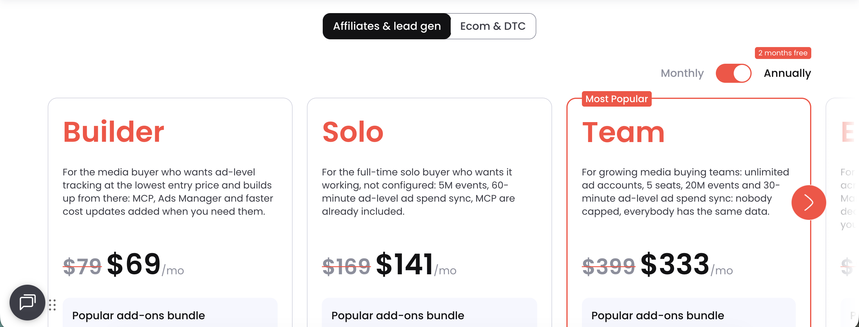 Redtrack pricing: affiliate and lead gen