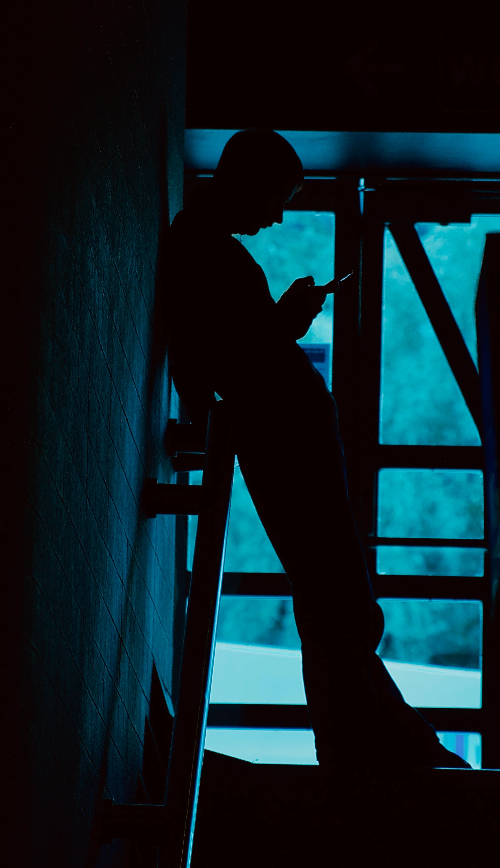 The Phone’s Blue Light Engulfs Him, Kuba Merrett (UK)