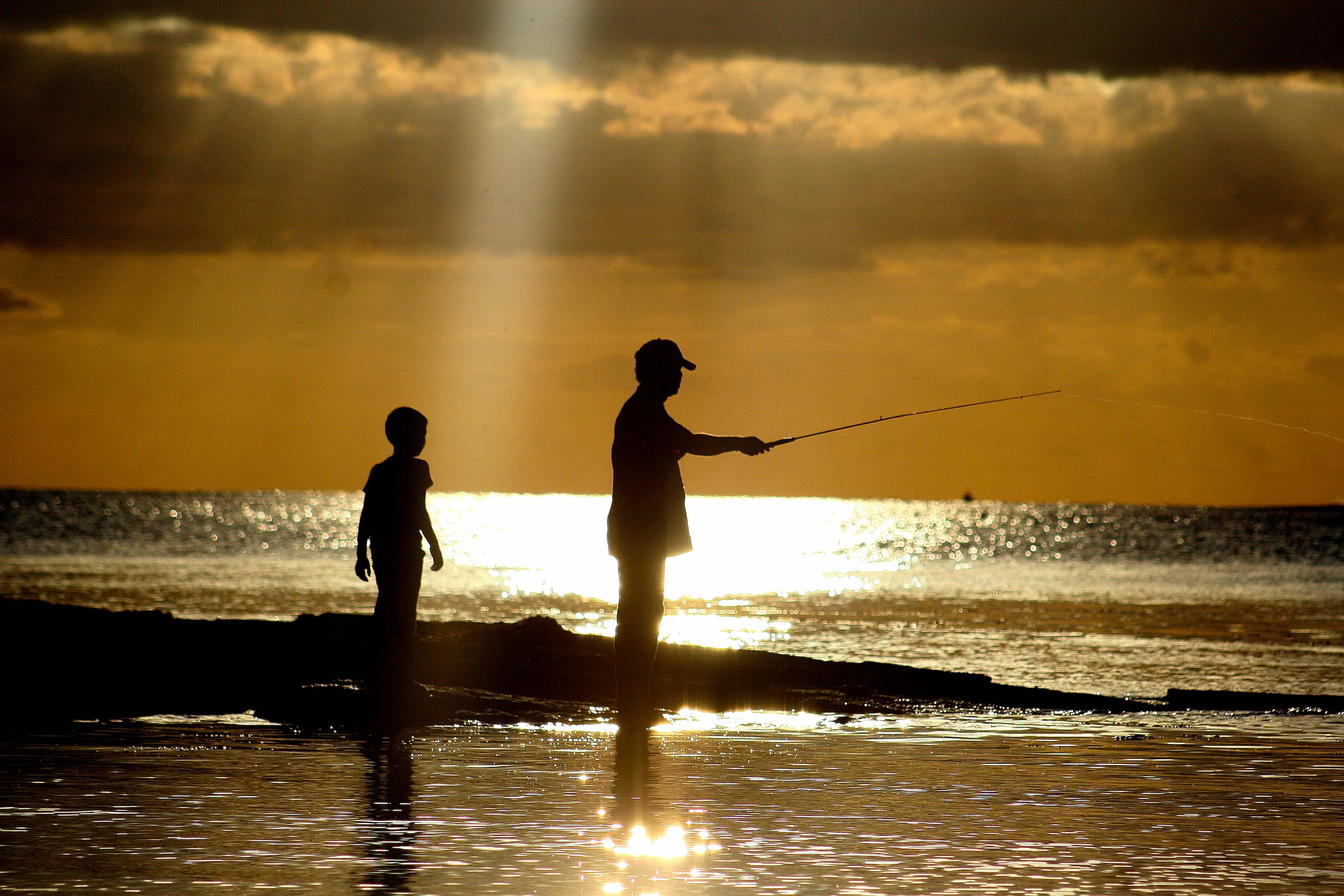 Sunset Fishing, Lucy Ray (UK)
