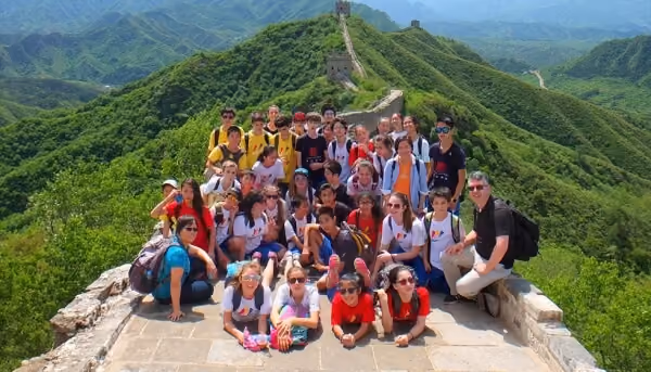 Studenters from CAIS put their Mandarin to work on study trips in China