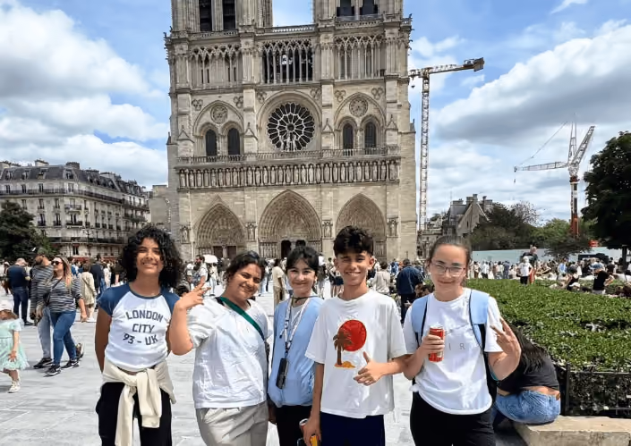 French American School of Silicon Valley's Cultural travel to Paris brings French language lessons to life.
