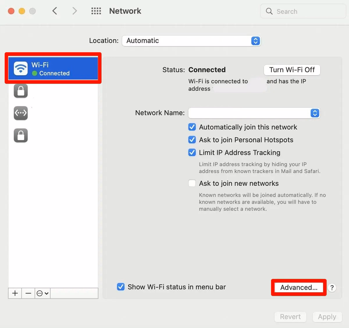 checking proxy settings on macos screenshot2