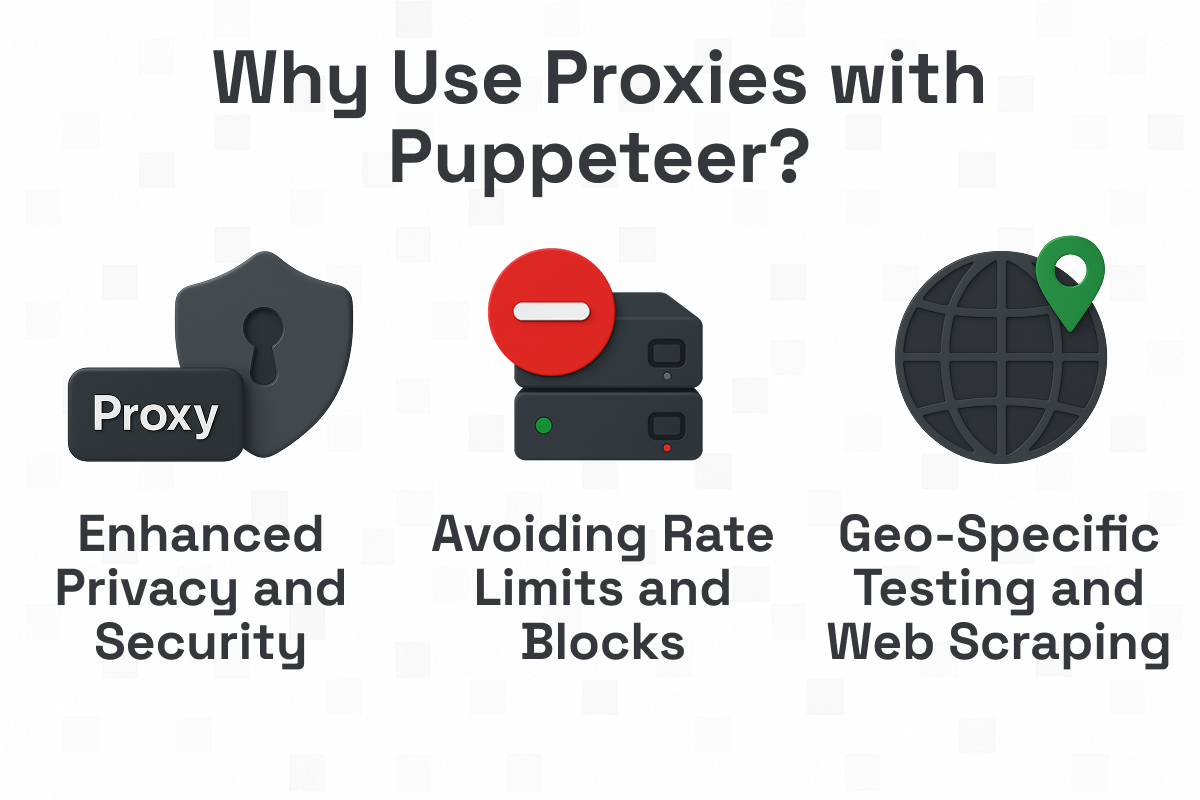 why use proxies with puppeteer