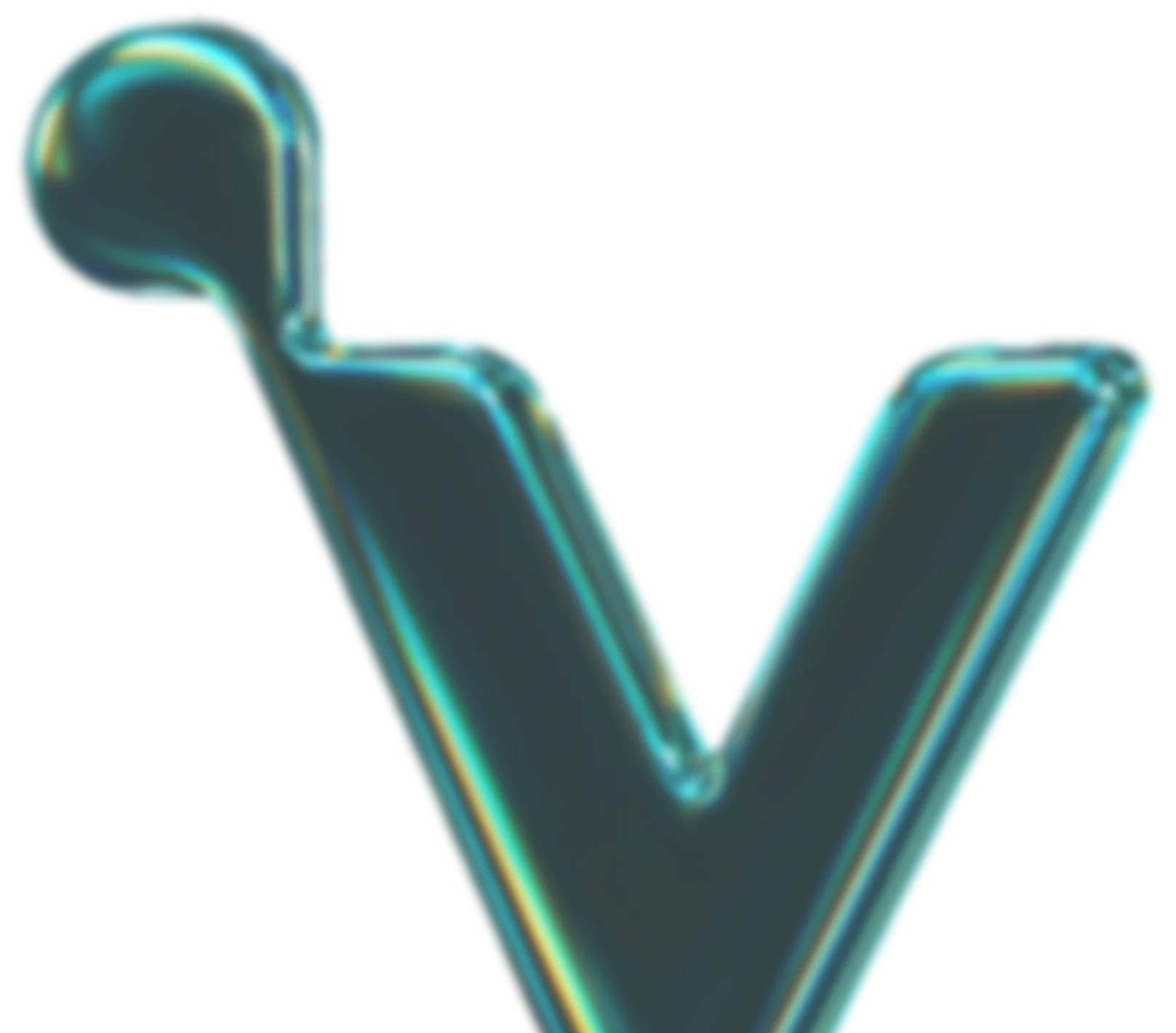 V logo