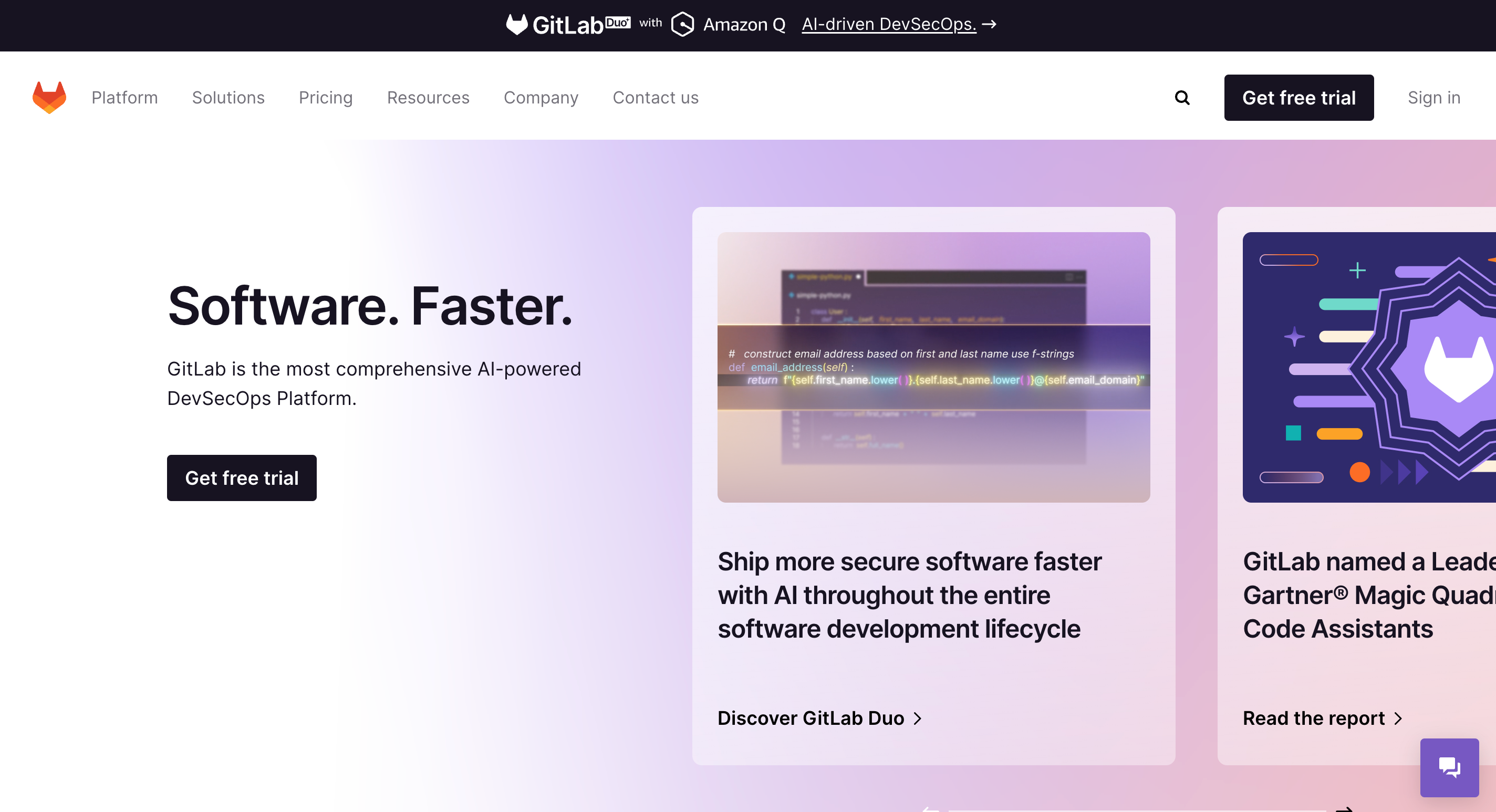 Gitlab open source software development