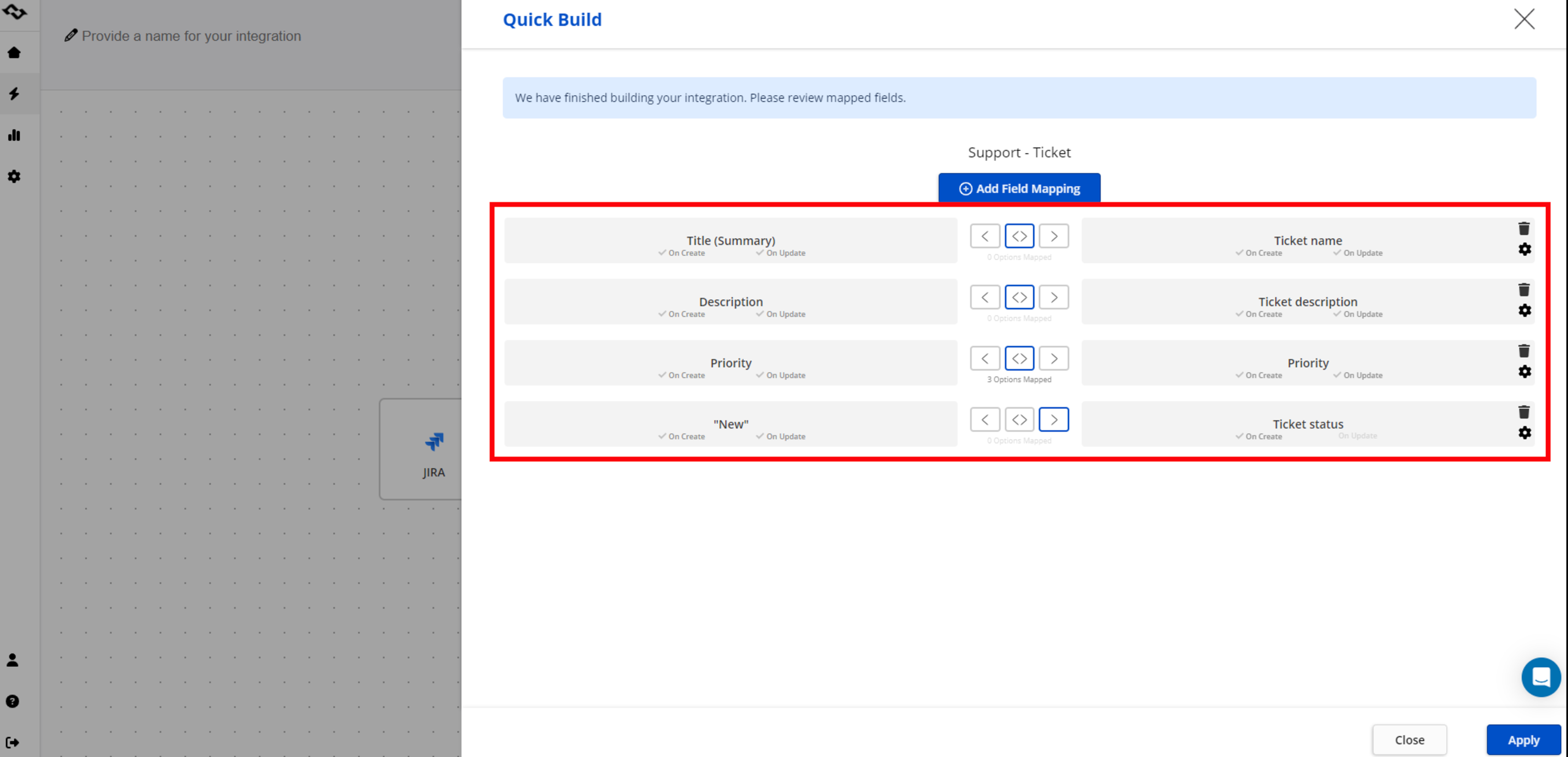 jira issue view display