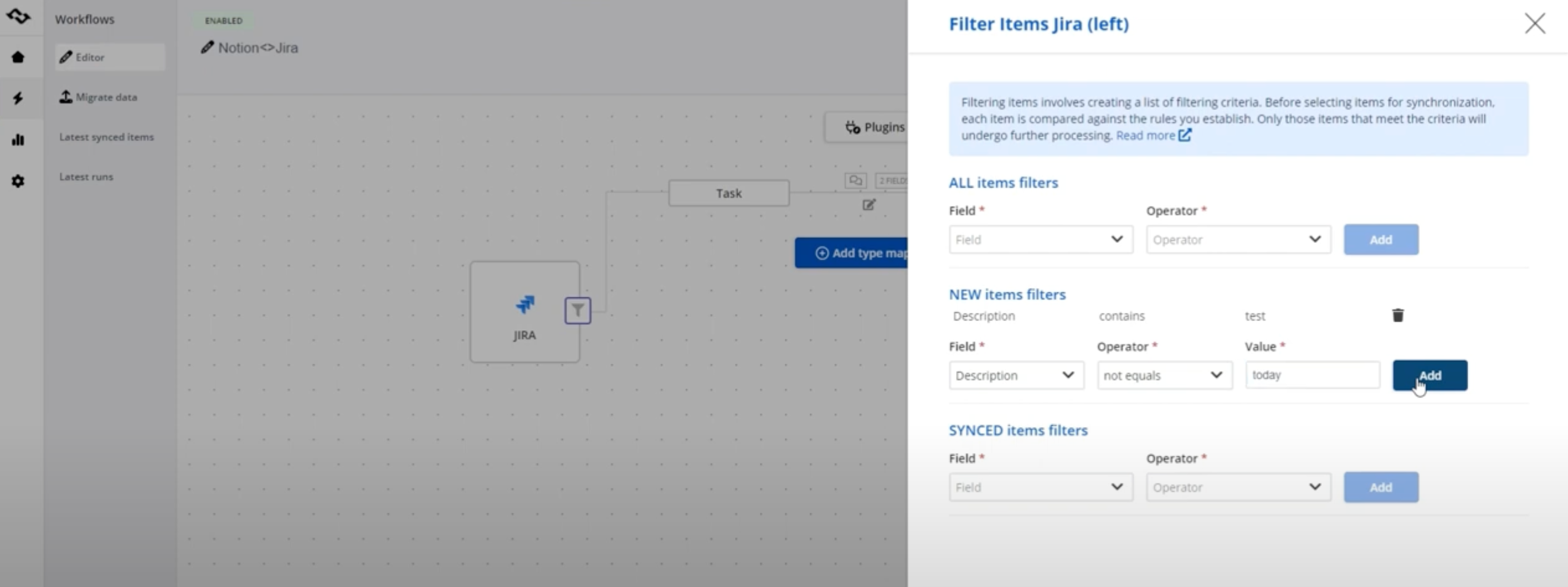 Click connect Jira instance