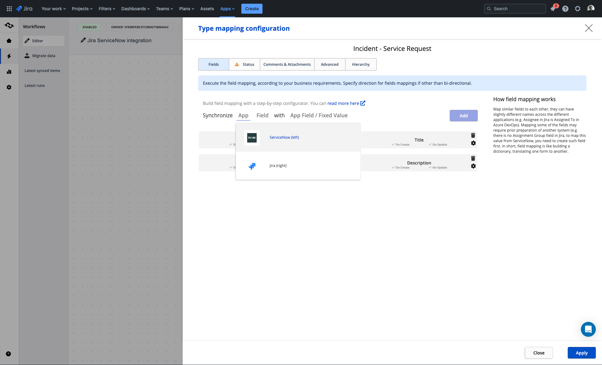 deviniti issue sync alternative servicenow jira
