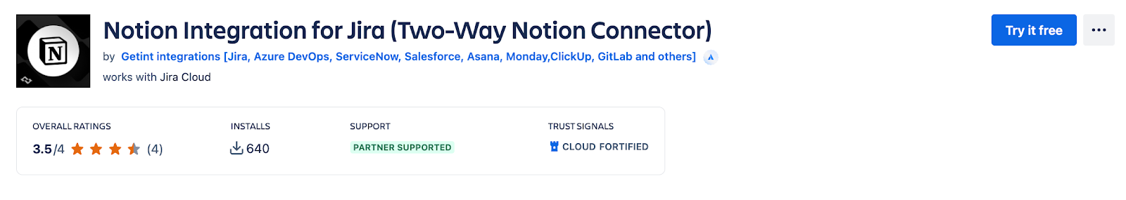 connect jira issues with notion database - sync jira issues with notion - getint connector
