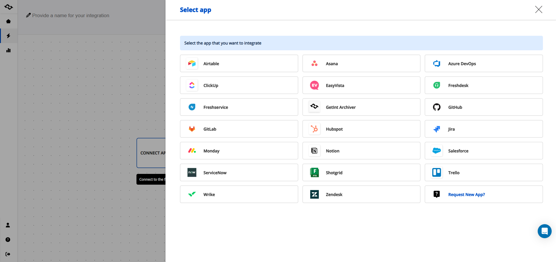 Select Jira app to connect with Azure DevOps