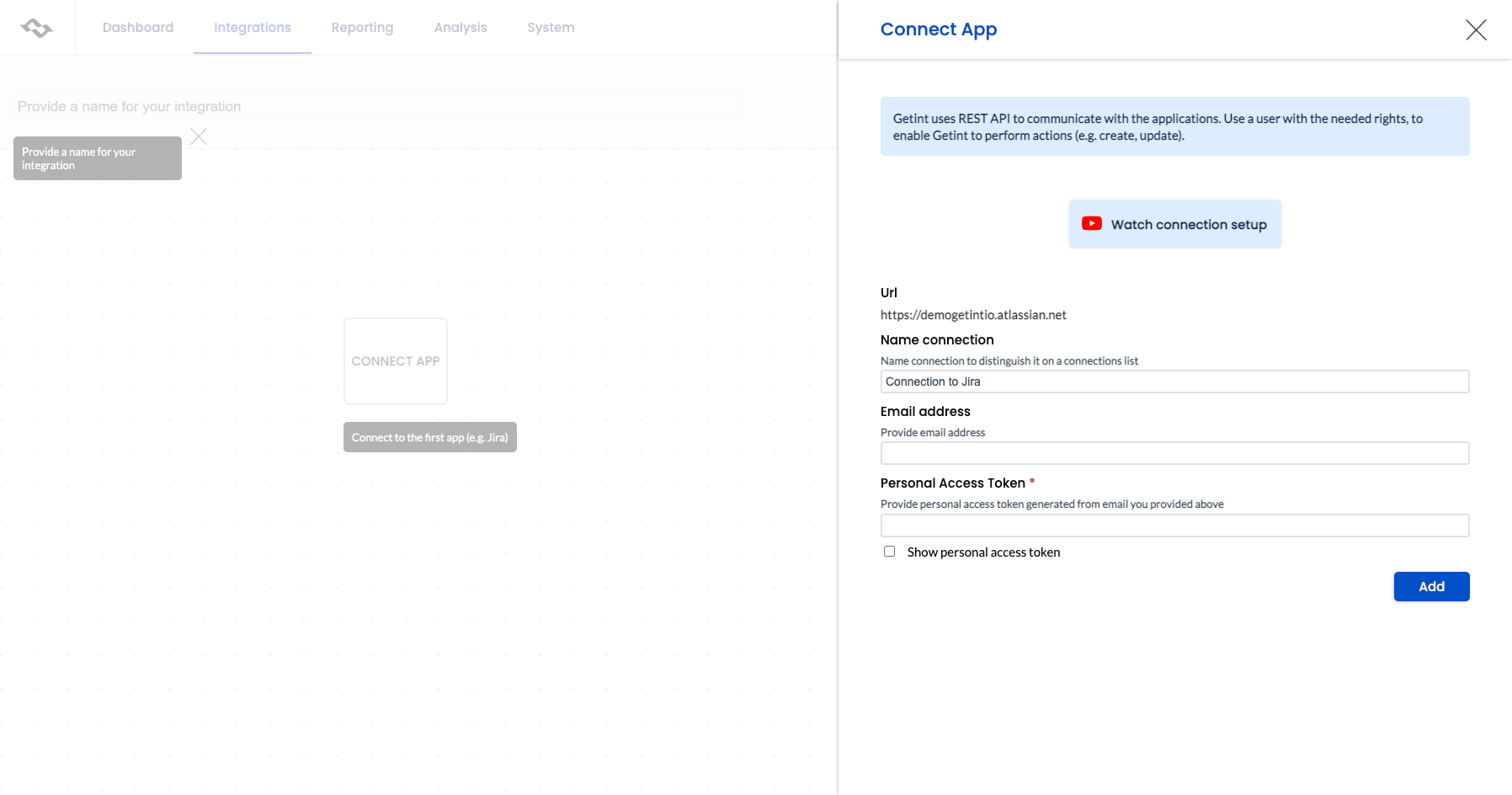 Connect Jira app with Azure DevOps account