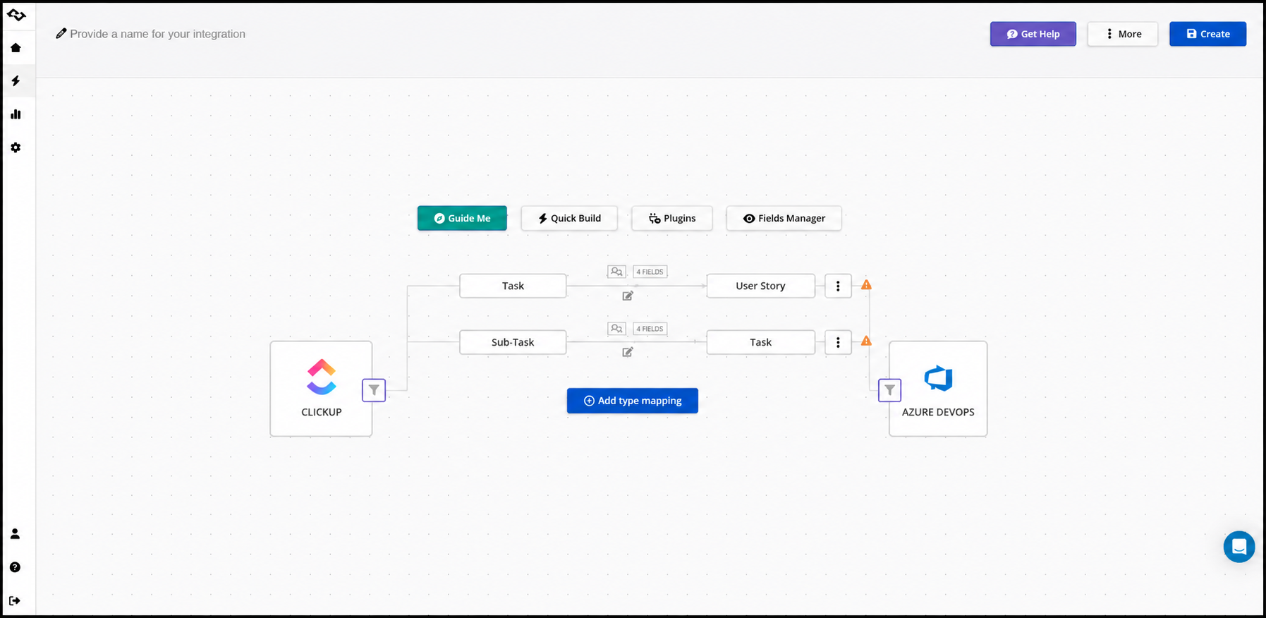 Mapping fields between Azure DevOps and Clickup