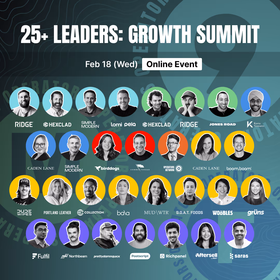 Growth Summit Popup