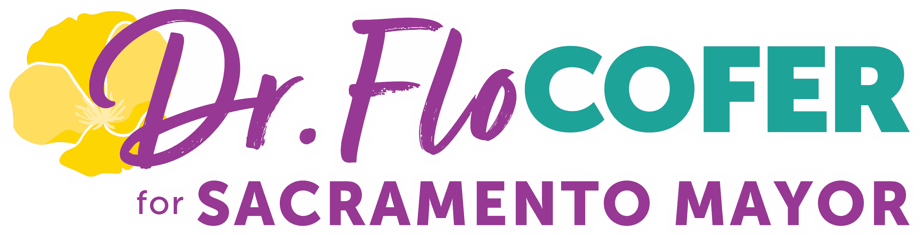 A sign that says dr flocofer for sacramento mayor