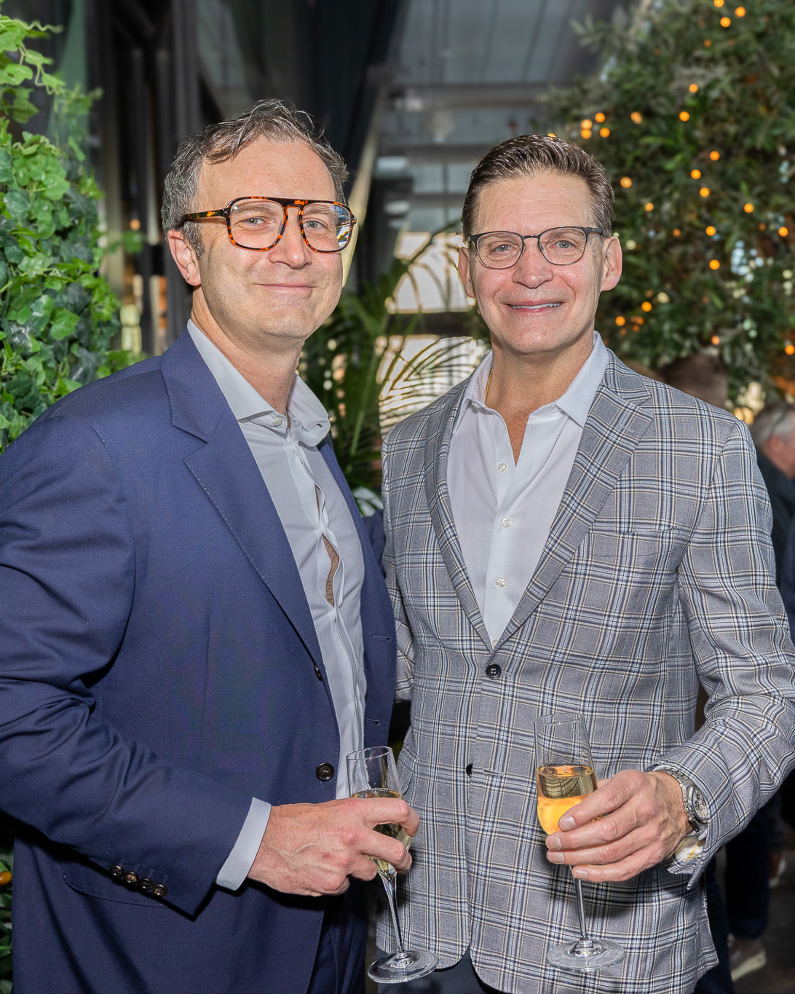 Two men smiling for a picture